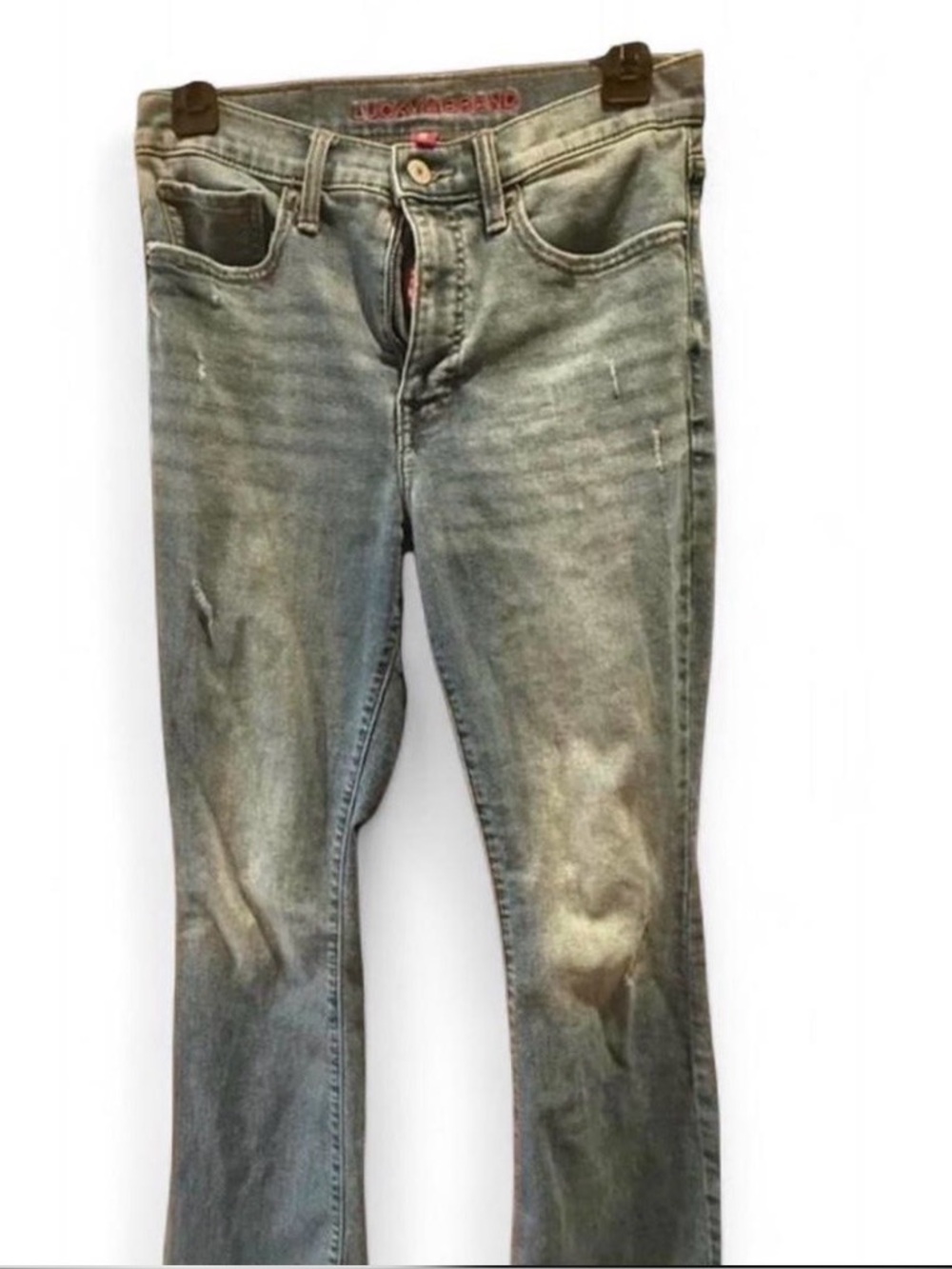 Lucky Brand Red and Blue Denim